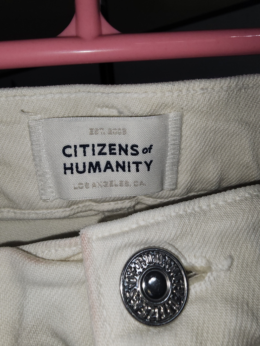 Citizens of Humanity Women's Ivory Jeans